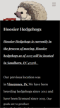 Mobile Screenshot of hoosierhedgehogs.net