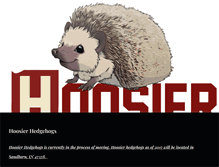 Tablet Screenshot of hoosierhedgehogs.net